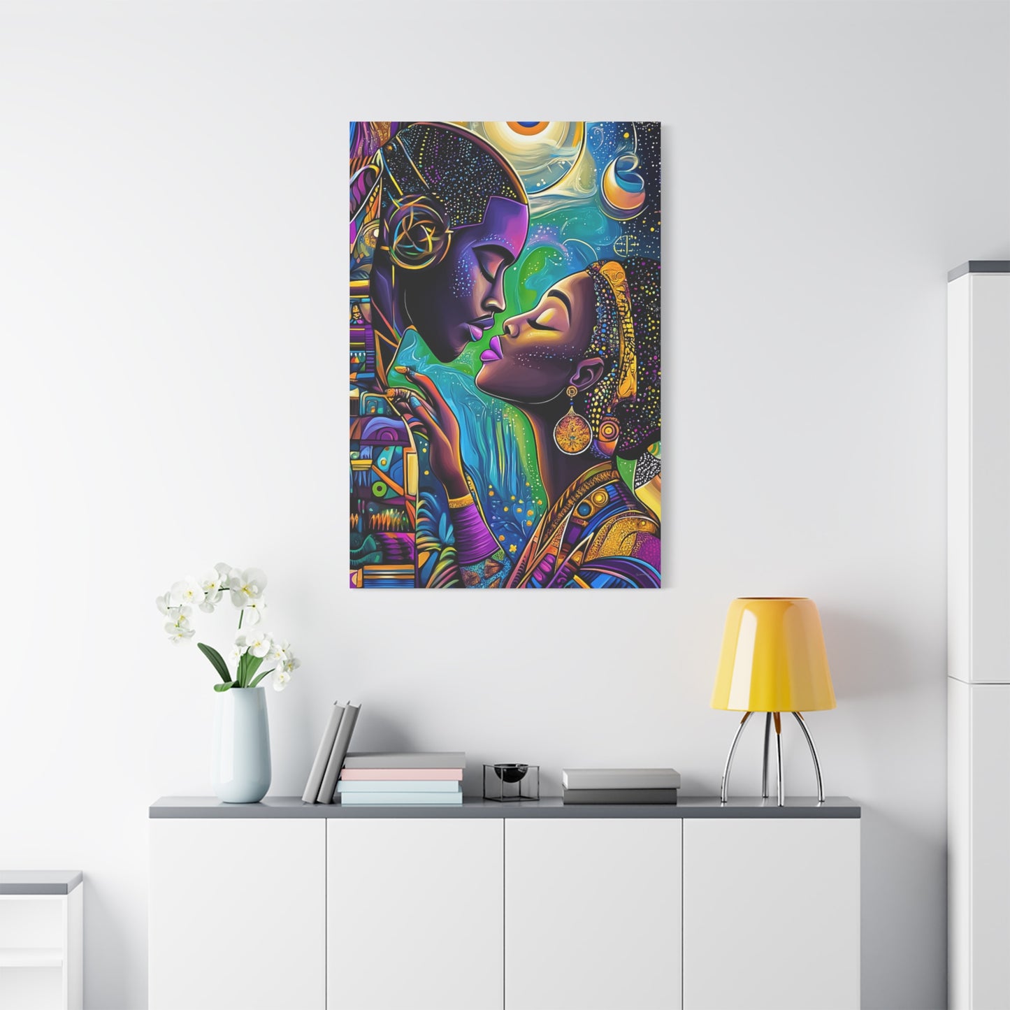 ThurmanatorX Art | Moonlight Mindscape | Aphrochrysalis | Matte Canvas, Stretched, 1.25"