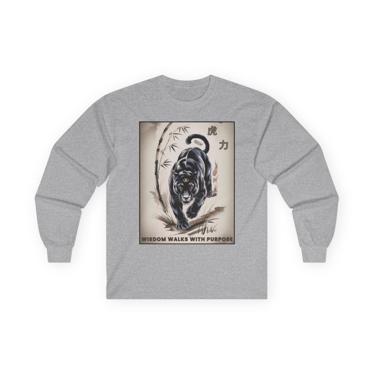 3RDEW² | Wisdom Walks With Purpose | Third Eye Wide Wear | Unisex Ultra Cotton Long Sleeve Tee