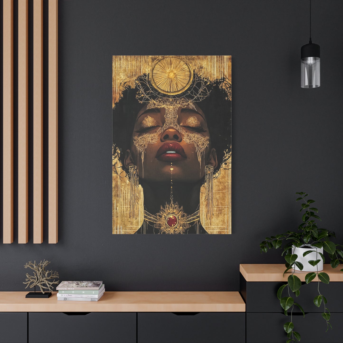 ThurmanatorX Art | Golden Abyss | Aphrodisiart | Matte Canvas Print