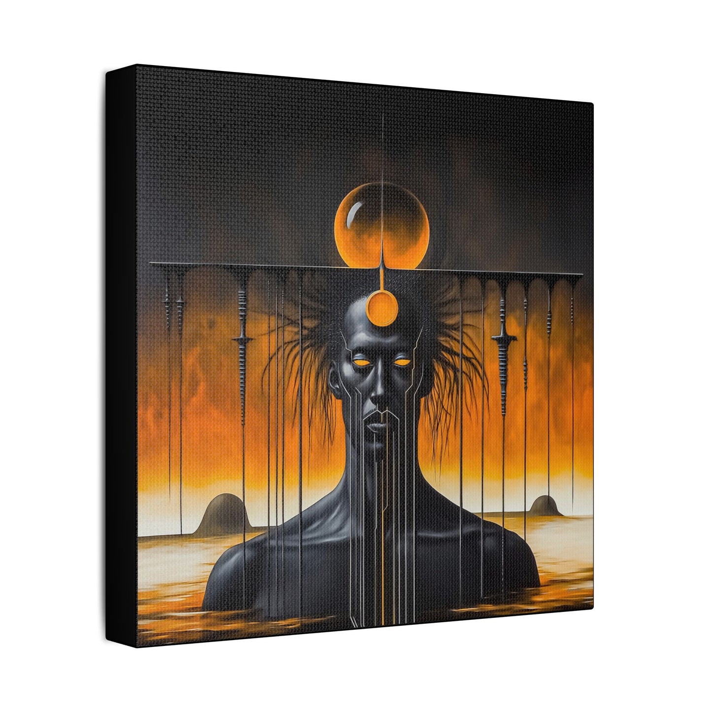 ThurmanatorX Art | Glyphborn | AphrodisiDark | Satin Canvas Art Print
