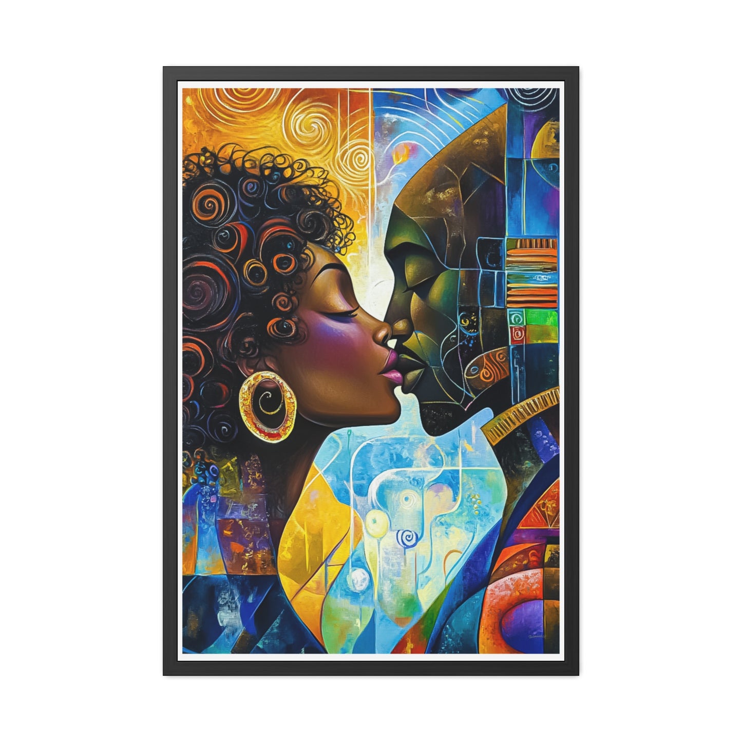 ThurmanatorX Art | Crystals of the City Sun | Aphrochrysalis | Framed Poster Print