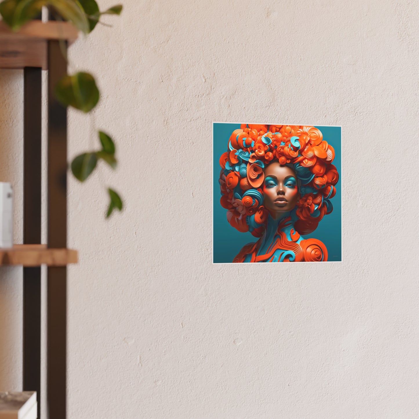 ThurmanatorX Art | Velvet Voltage Muse | Aphrochrysalis | Satin Wall Art Print