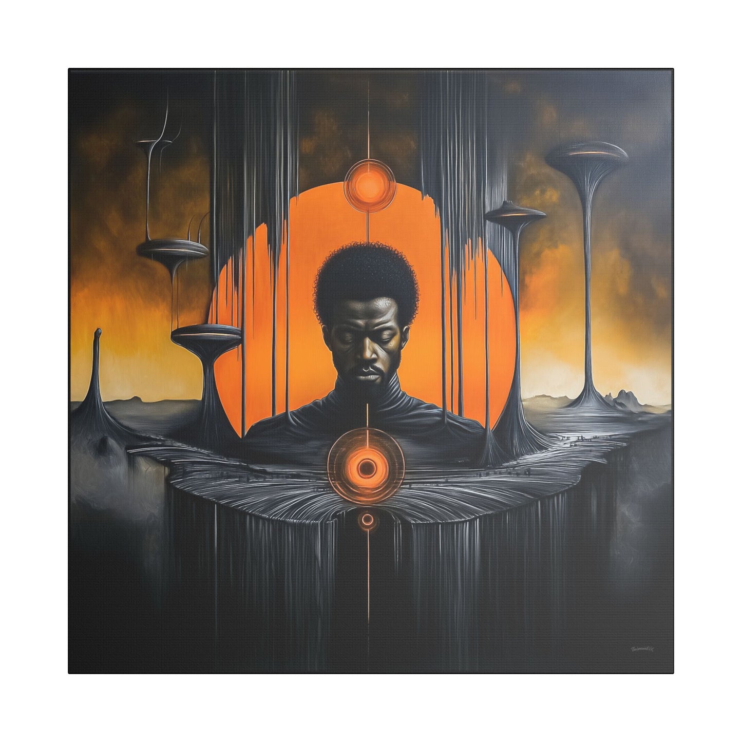 ThurmanatorX Art | Thornmind | AphrodisiDark | Satin Canvas Art Print