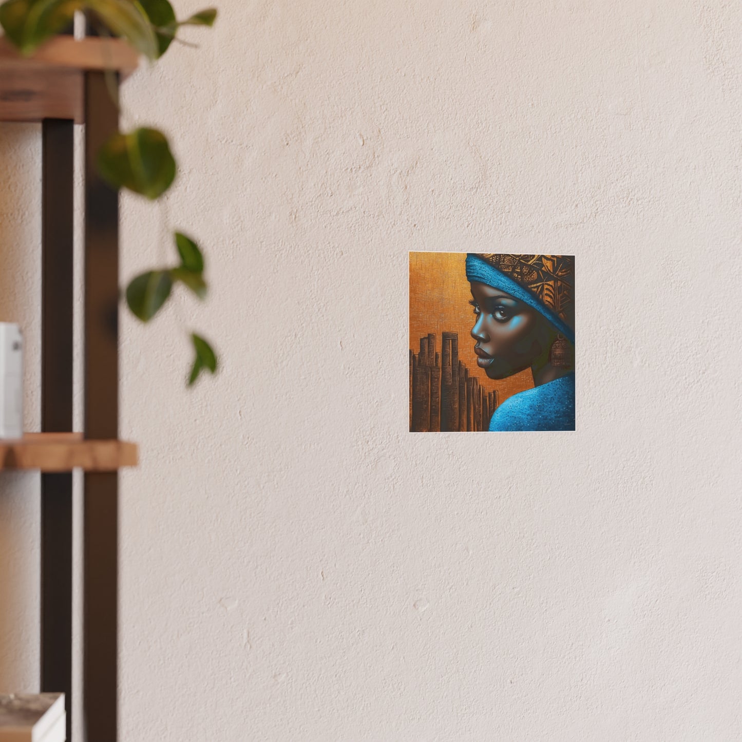 ThurmanatorX Art | Makeda in Gold Light | Aphrochrysalis | Satin Wall Art Print