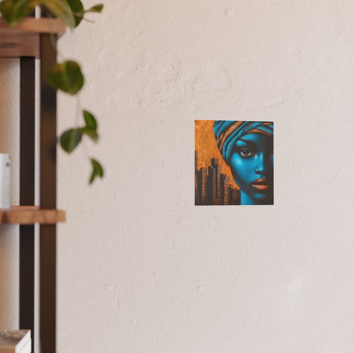 ThurmanatorX Art | Turban Queen 2099 | Aphrochrysalis | Satin Wall Art Print