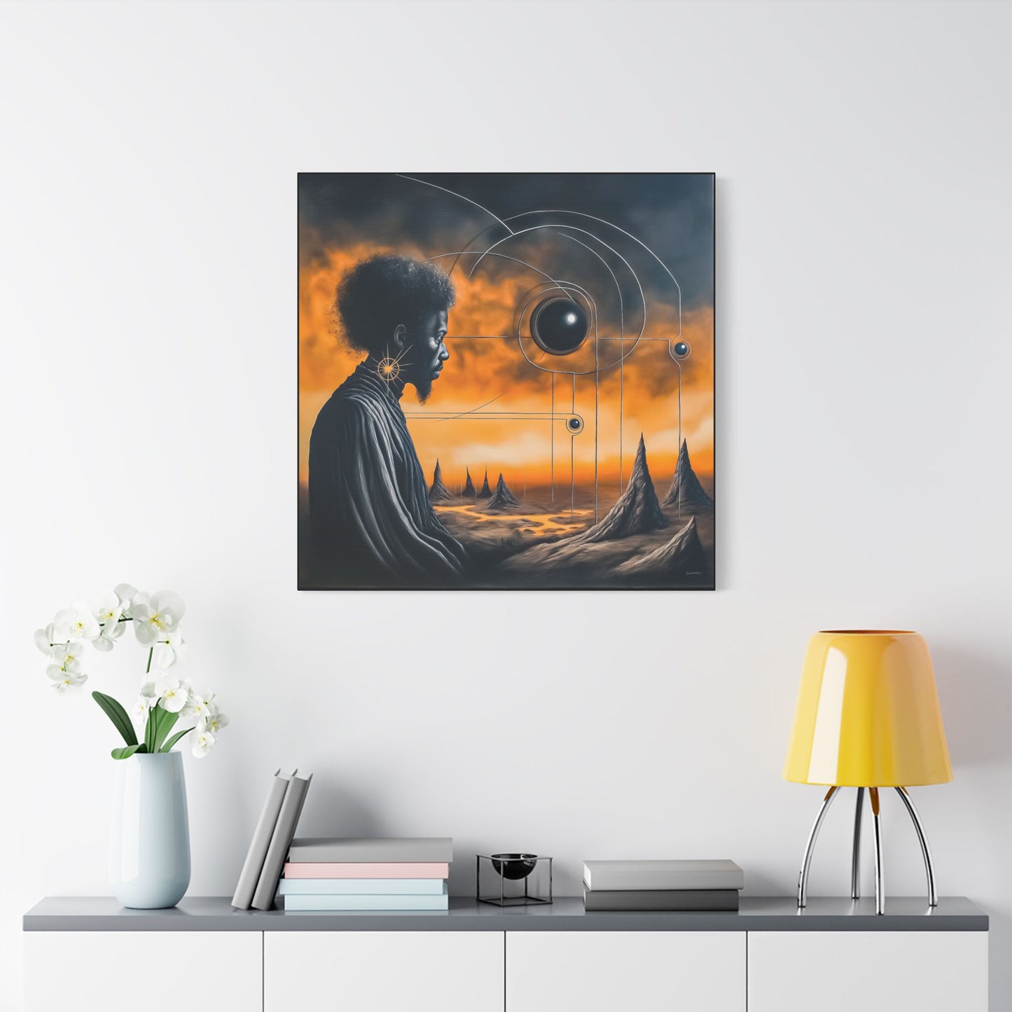 ThurmanatorX Art | Lumahex | AphrodisiDark | Satin Canvas Art Print
