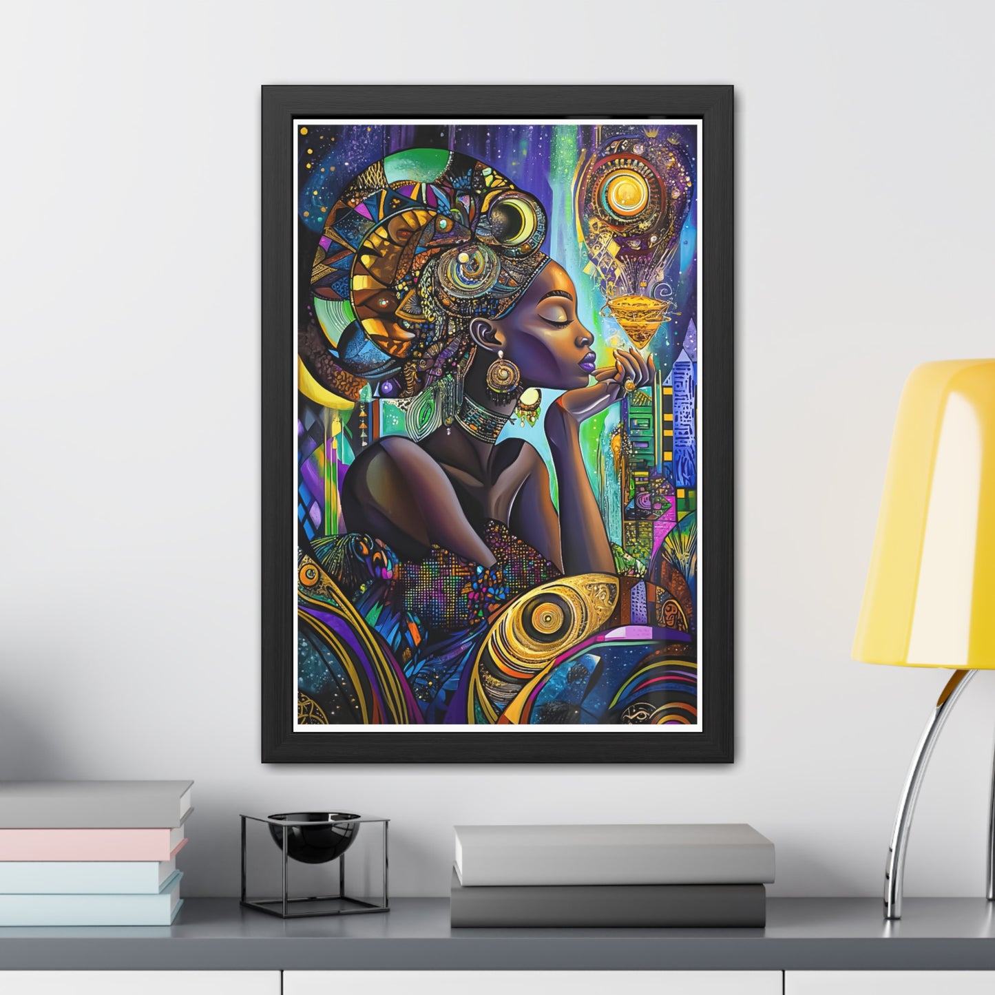 ThurmanatorX Art | The Prayer of Her Light | Aphrochrysalis | Framed Poster Print