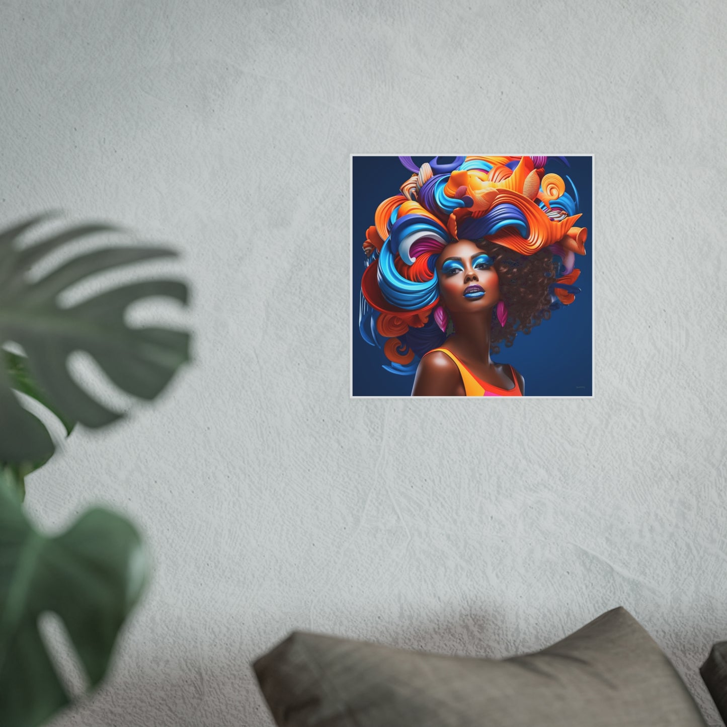 ThurmanatorX Art | Aura Bloom Manifest | Aphrochrysalis | Satin Wall Art Print