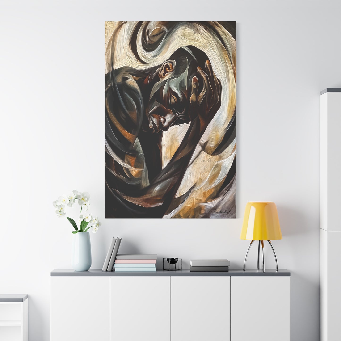 ThurmanatorX Art | The Thinker's Thoughts | Aphrodisiart | Matte Canvas Print