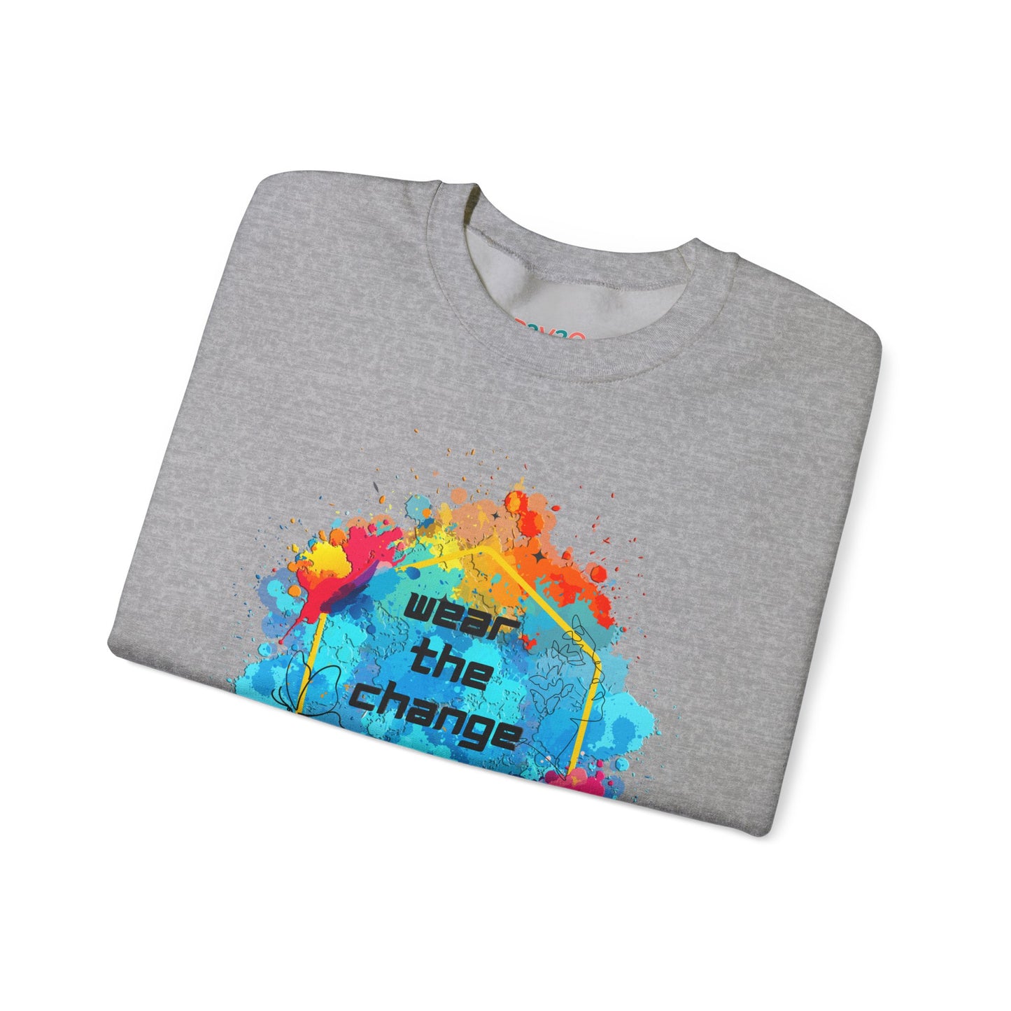 3RDEW² | Wear the Change | Third Eye Wide Wear | Unisex Heavy Blend Crewneck Sweatshirt