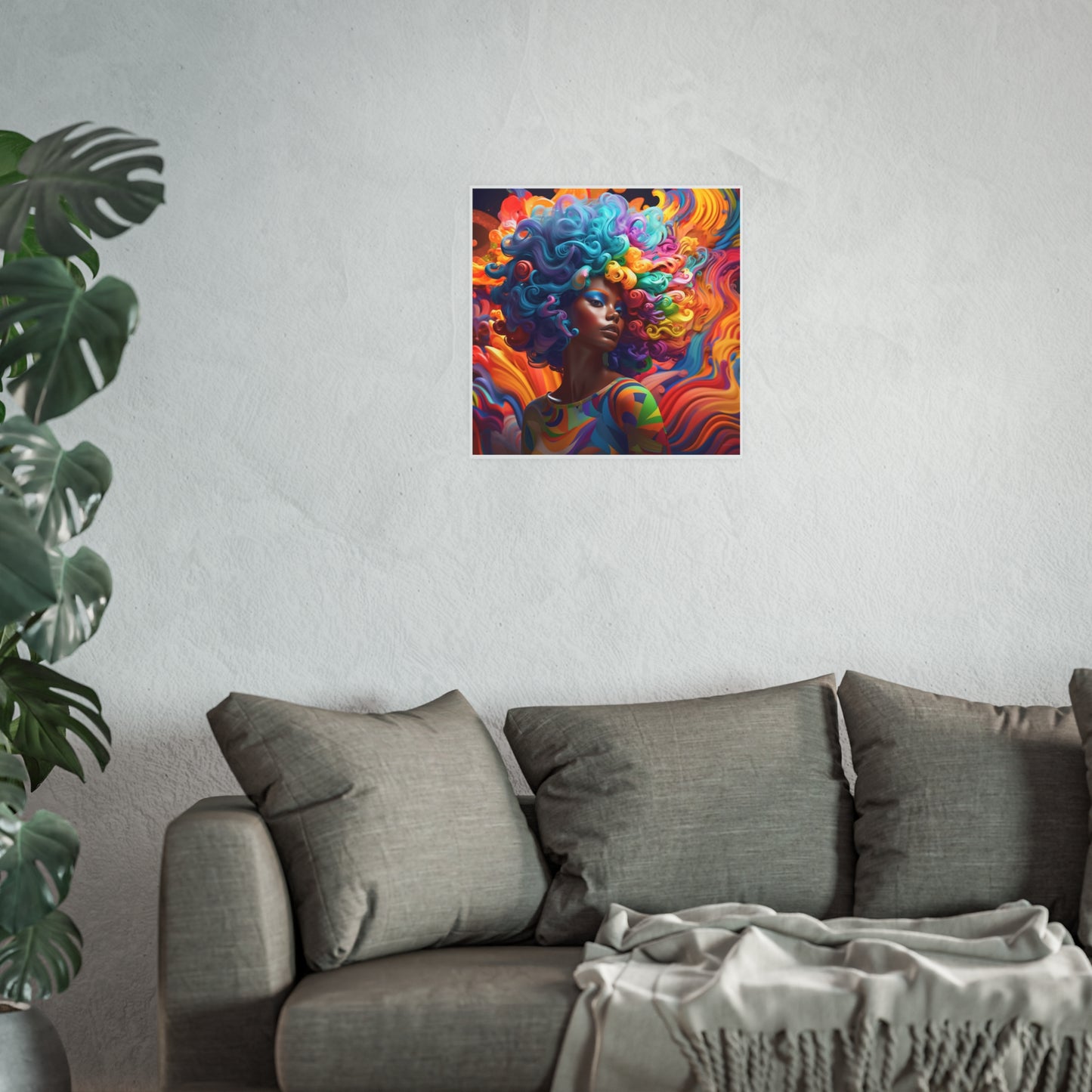 ThurmanatorX Art | Electric Moxie | Aphrochrysalis | Satin Wall Art Print