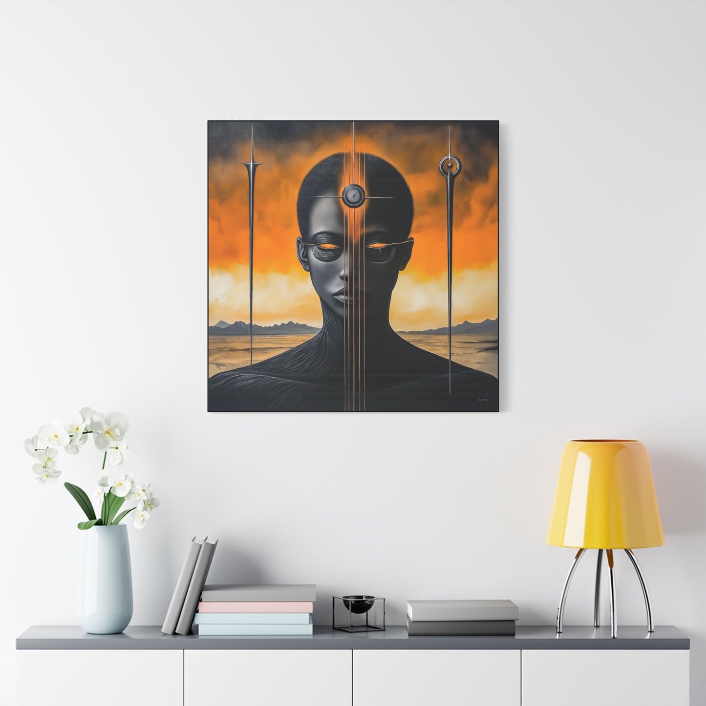 ThurmanatorX Art | Vanta Whisper | AphrodisiDark | Satin Canvas Art Print