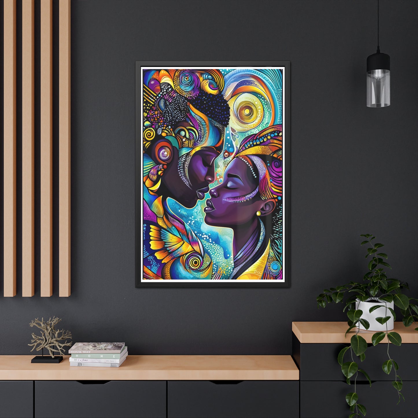 ThurmanatorX Art | Stargazer’s Embrace | Aphrochrysalis | Framed Poster Print
