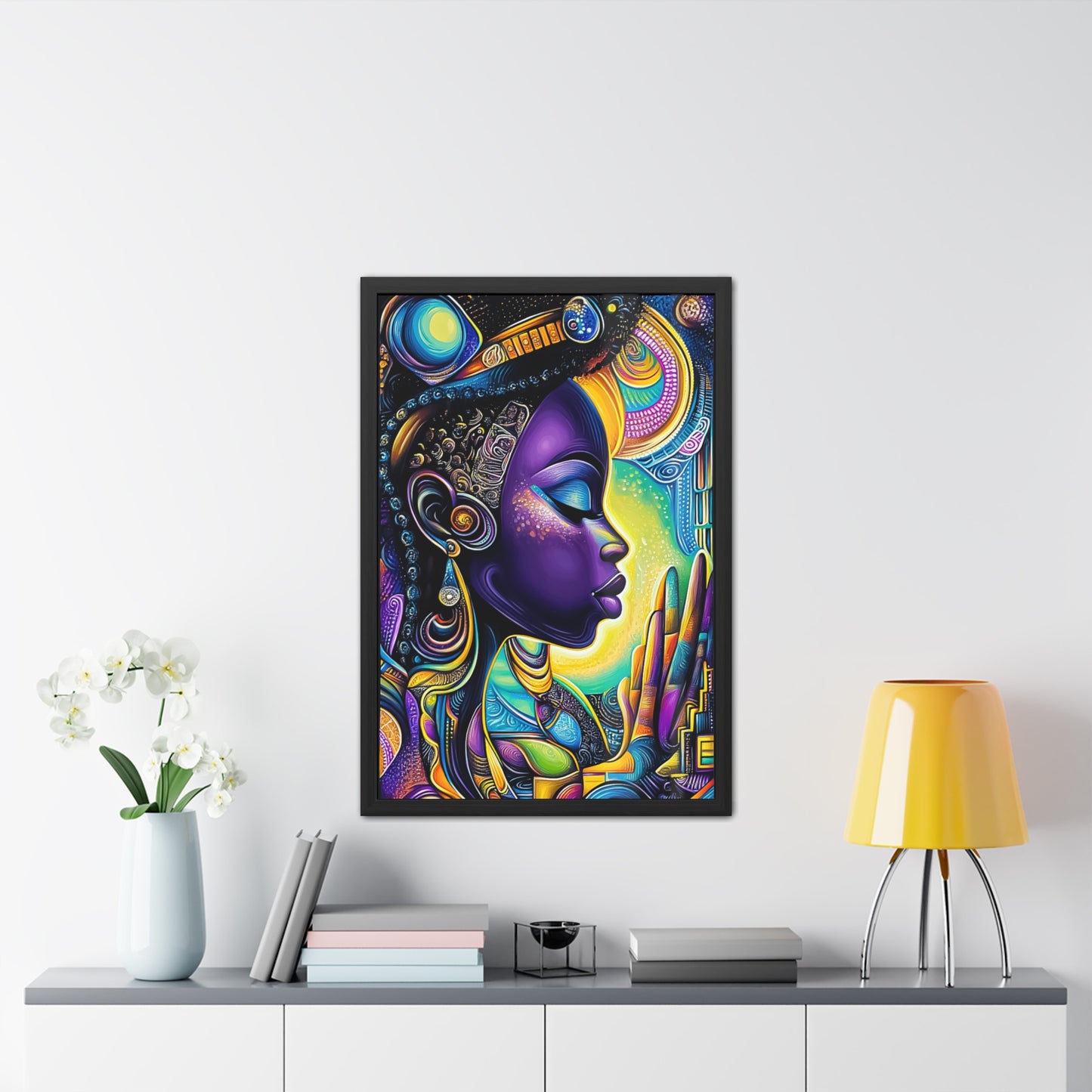 ThurmanatorX Art | Reflections of Stardom | Aphrochrysalis | Framed Poster Print