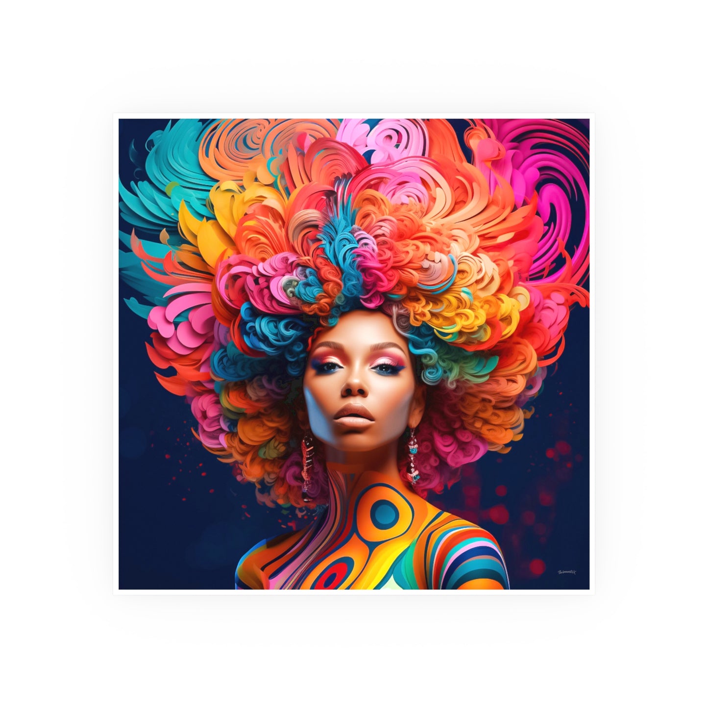 ThurmanatorX Art | Spiral Majesty | Aphrochrysalis | Satin Wall Art Print