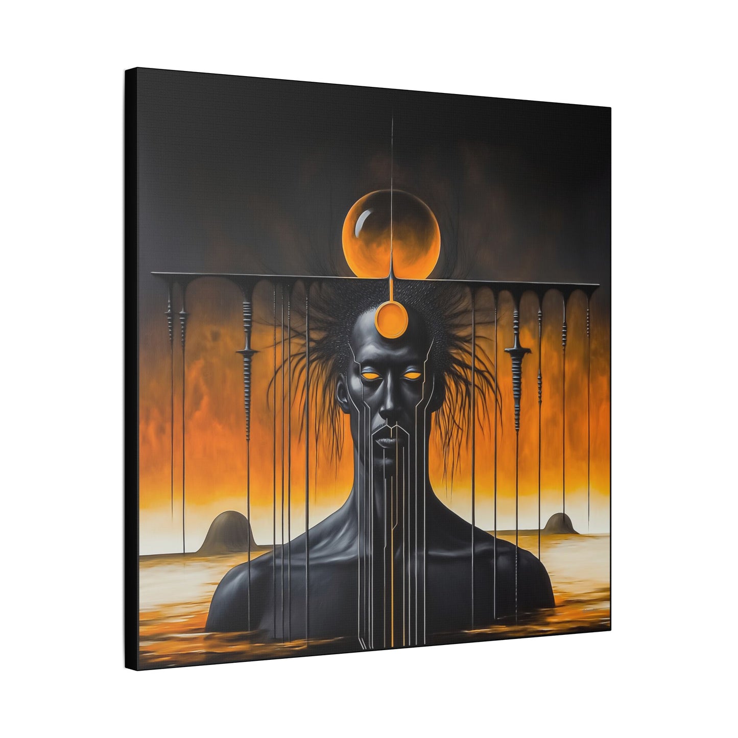 ThurmanatorX Art | Glyphborn | AphrodisiDark | Satin Canvas Art Print