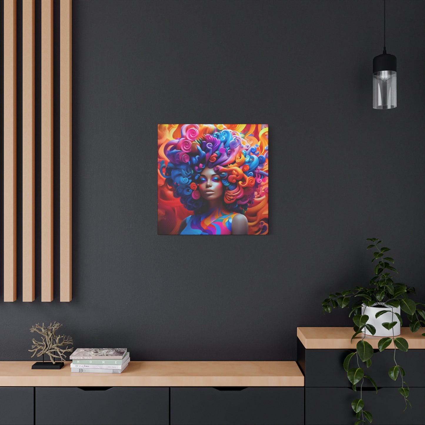 ThurmanatorX Art | Chaos in Full Bloom | Aphroeclectix | Matte Canvas Print