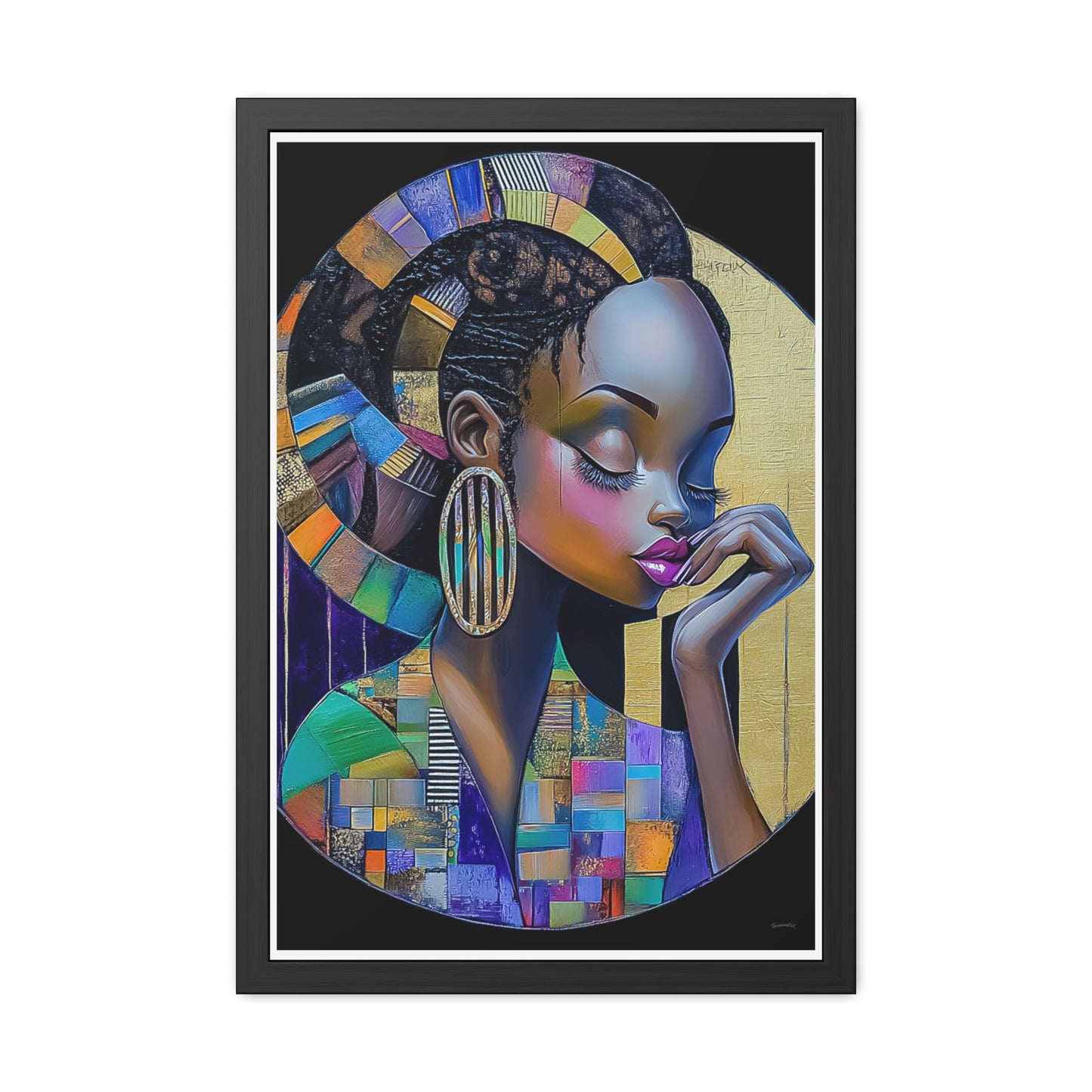 ThurmanatorX Art | Spirit Bloom | Aphrochrysalis | Framed Poster Print
