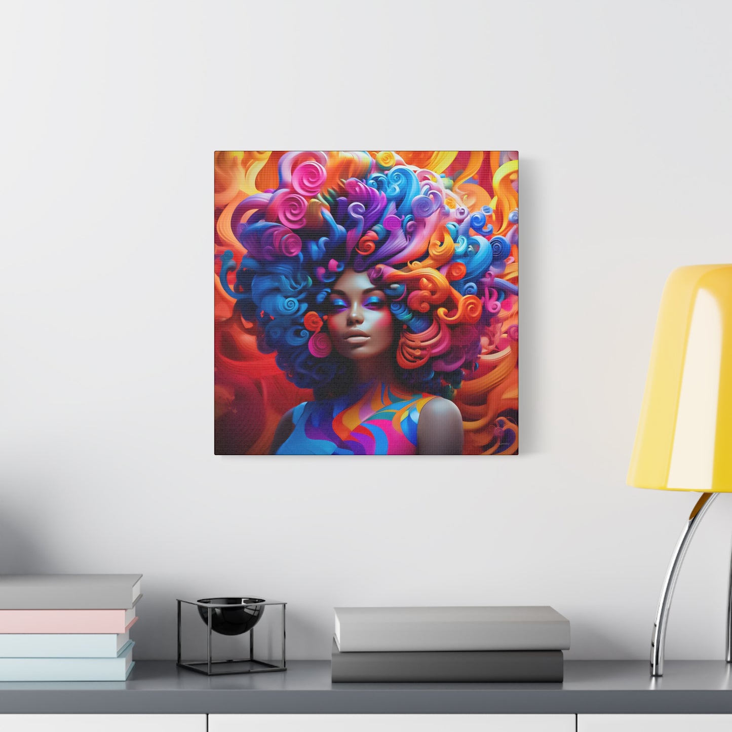 ThurmanatorX Art | Chaos in Full Bloom | Aphroeclectix | Matte Canvas Print