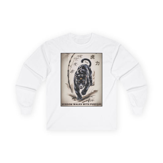 3RDEW² | Wisdom Walks With Purpose | Third Eye Wide Wear | Unisex Ultra Cotton Long Sleeve Tee