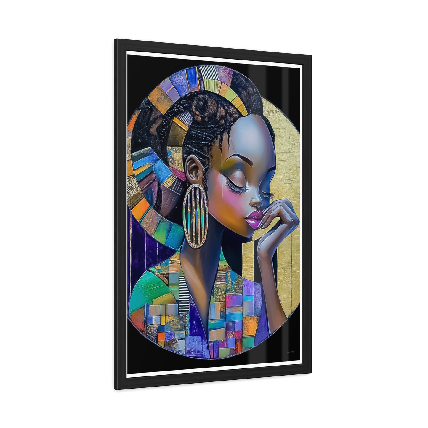 ThurmanatorX Art | Spirit Bloom | Aphrochrysalis | Framed Poster Print