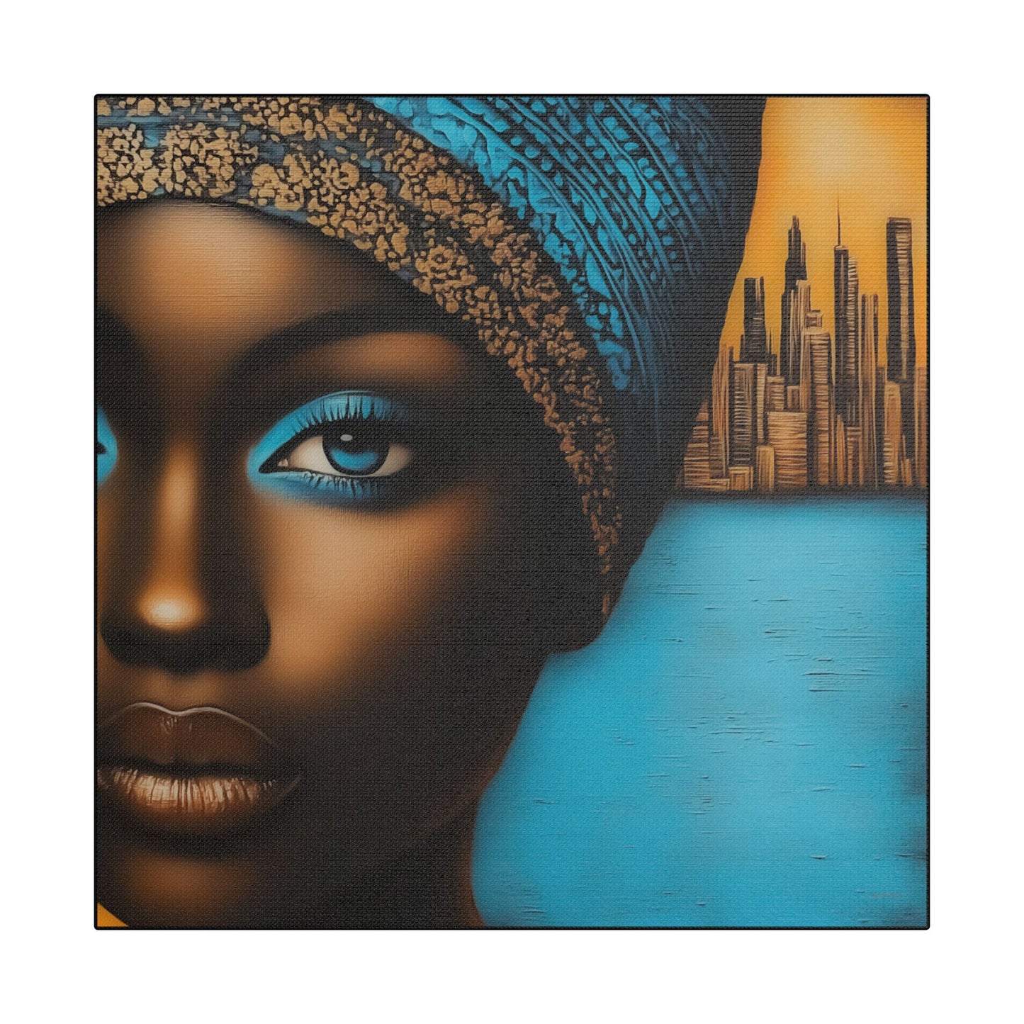 ThurmanatorX Art | Skywatcher Amara | Aphrochrysalis | Satin Canvas Art Print
