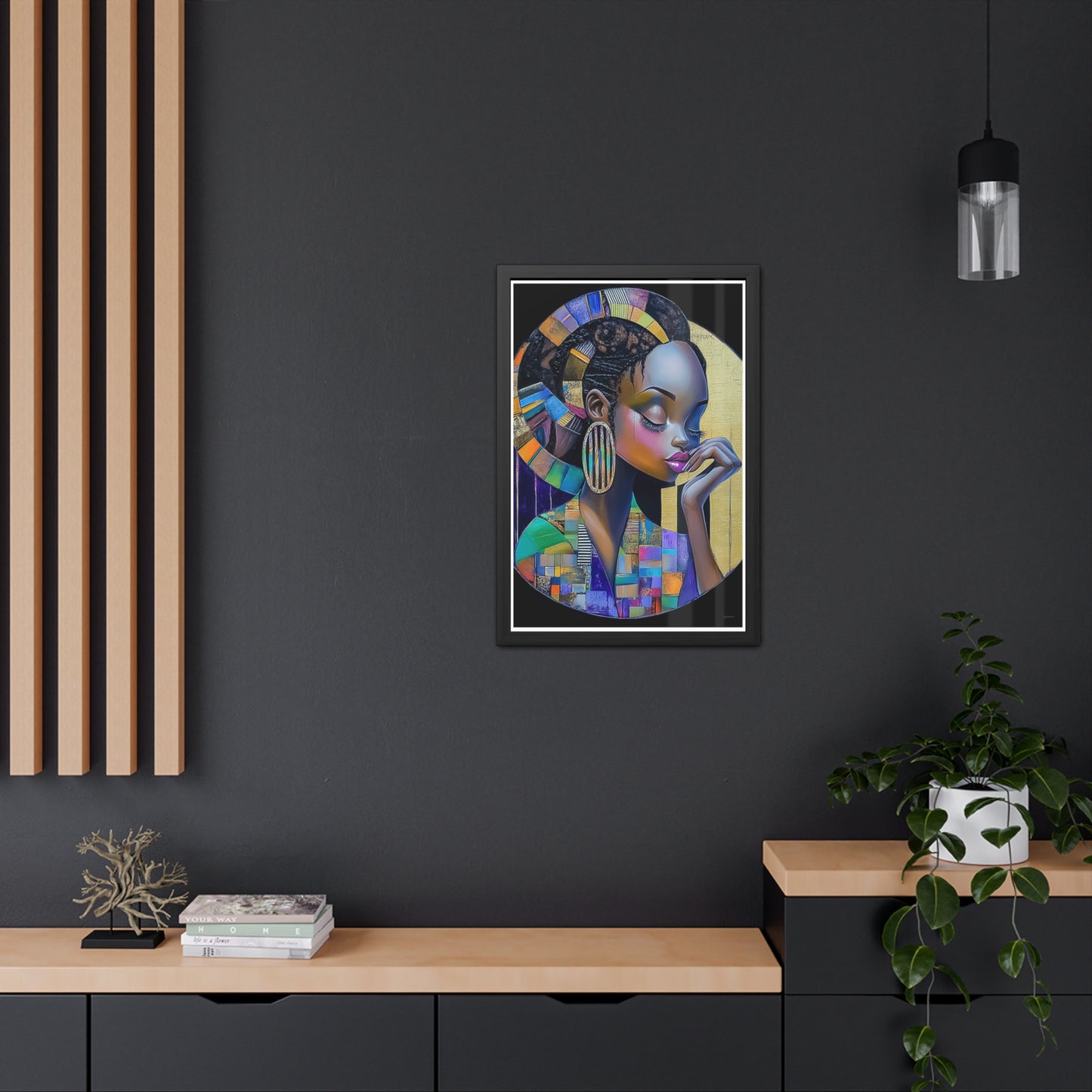 ThurmanatorX Art | Spirit Bloom | Aphrochrysalis | Framed Poster Print