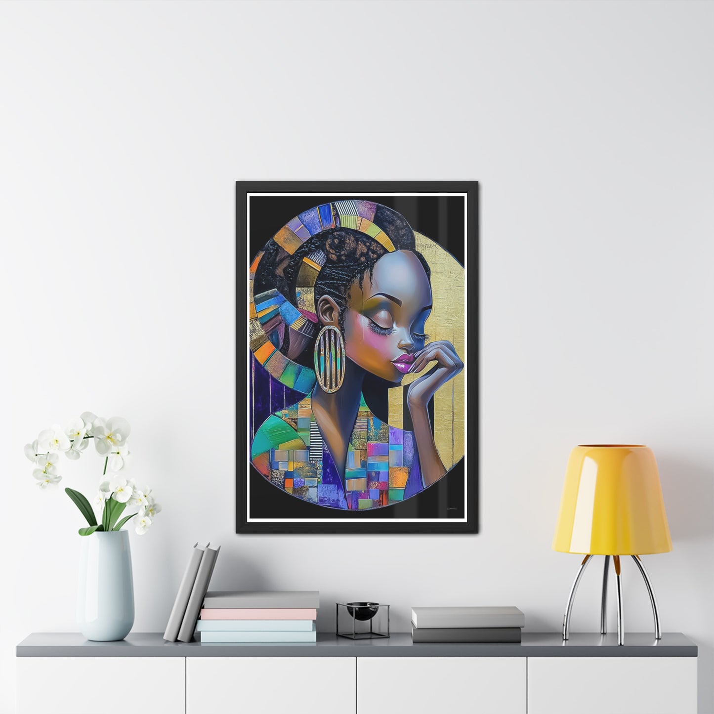 ThurmanatorX Art | Spirit Bloom | Aphrochrysalis | Framed Poster Print