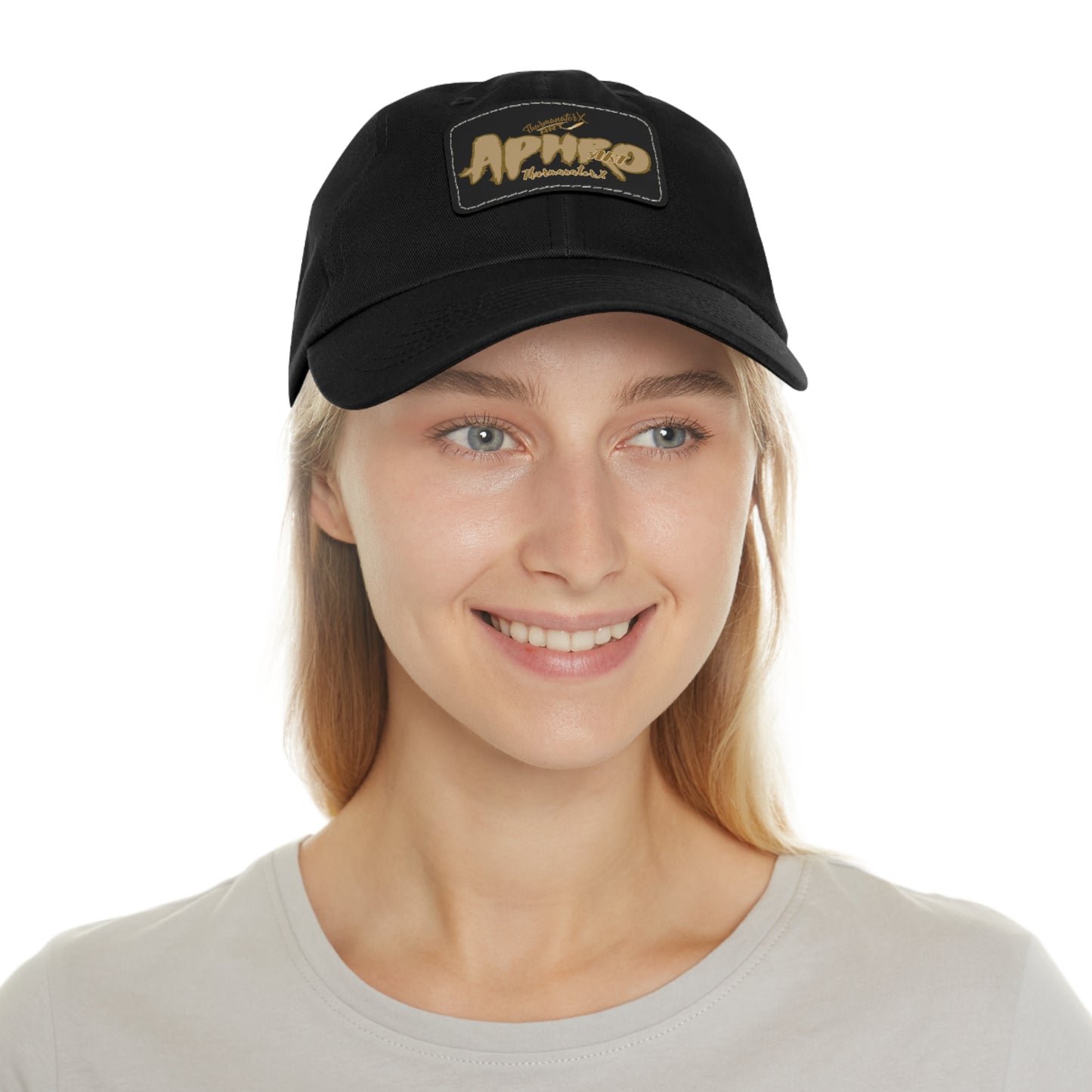 Dad Hat with Leather Patch (Rectangle) 803x508