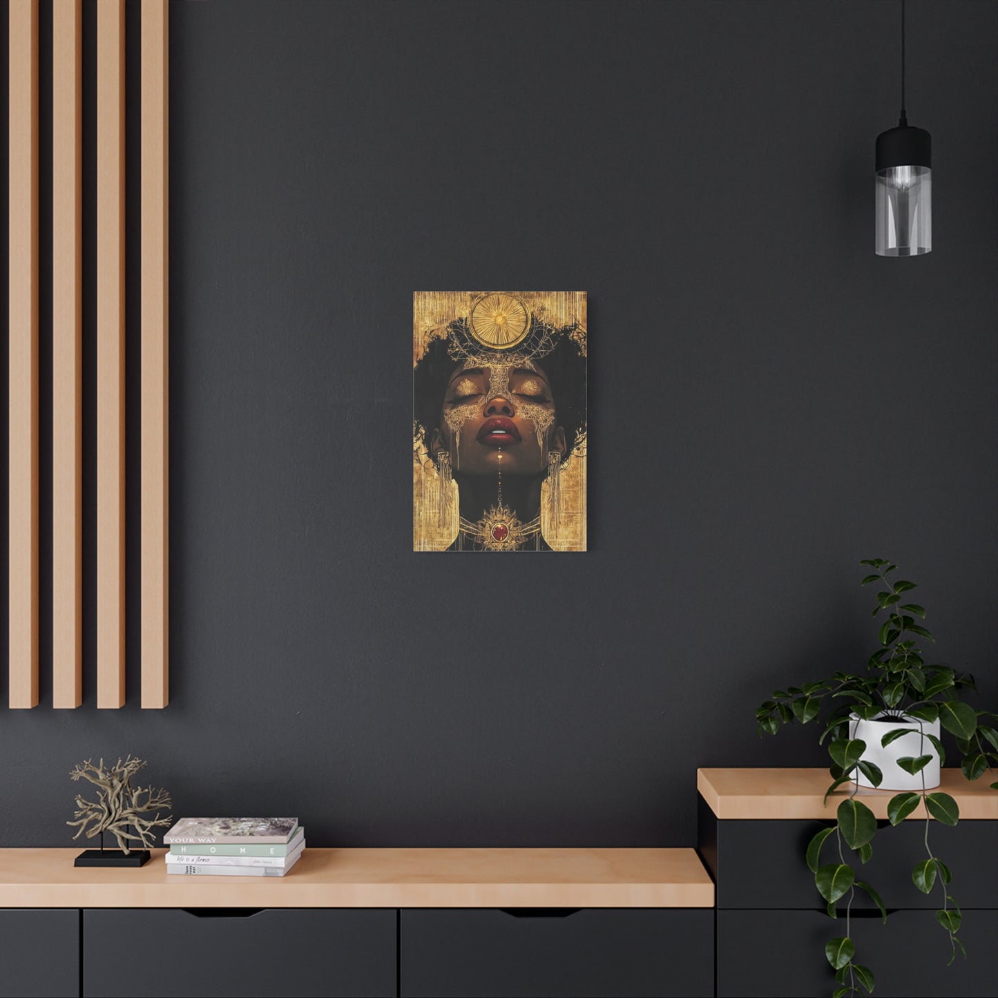 ThurmanatorX Art | Golden Abyss | Aphrodisiart | Matte Canvas Print