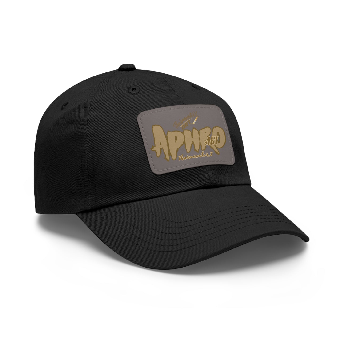 Dad Hat with Leather Patch (Rectangle) 803x508