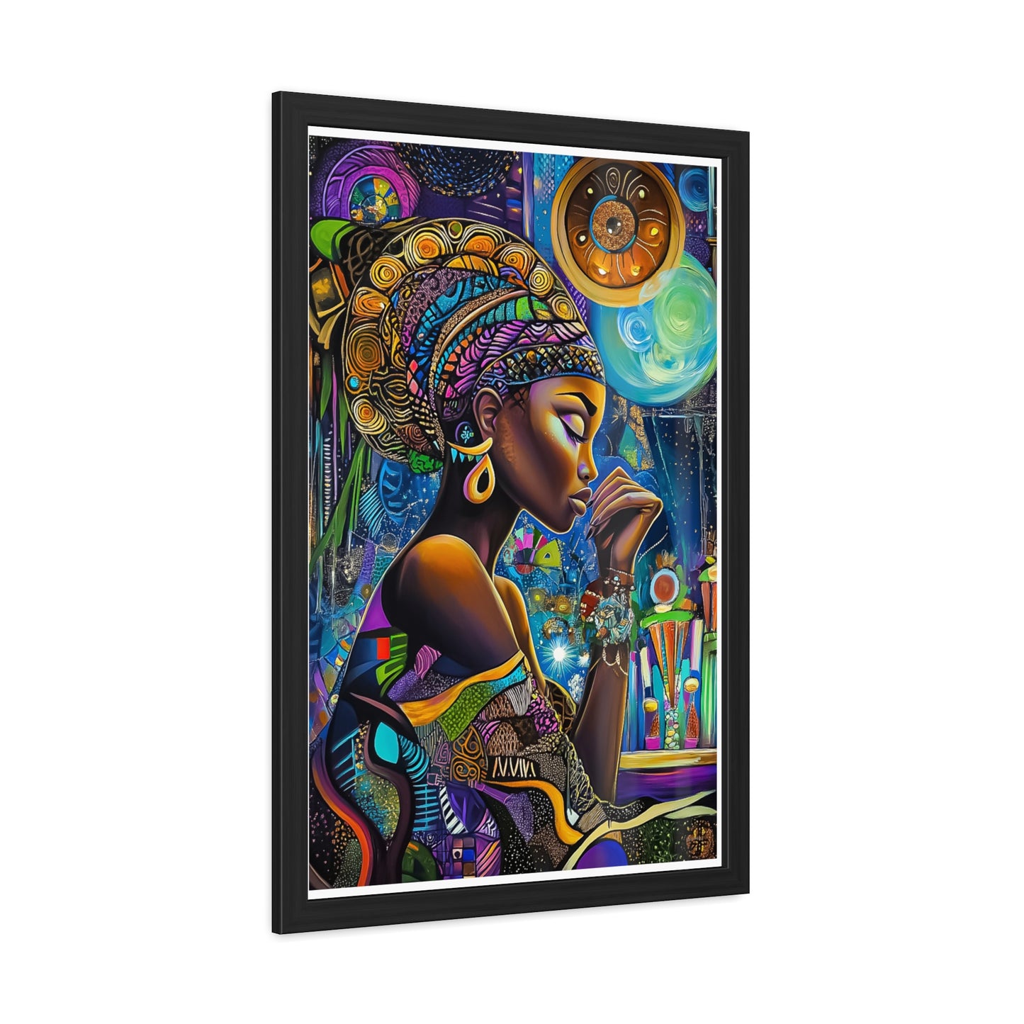 ThurmanatorX Art | Stardust Reunion | Aphrochrysalis | Framed Poster Print