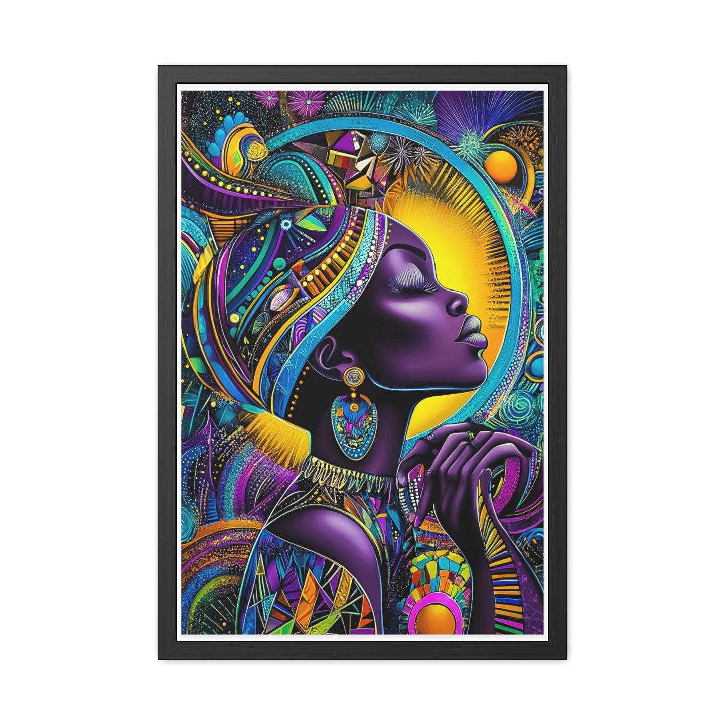 ThurmanatorX Art | Thoughts in Orbit | Aphrochrysalis | Framed Poster Print