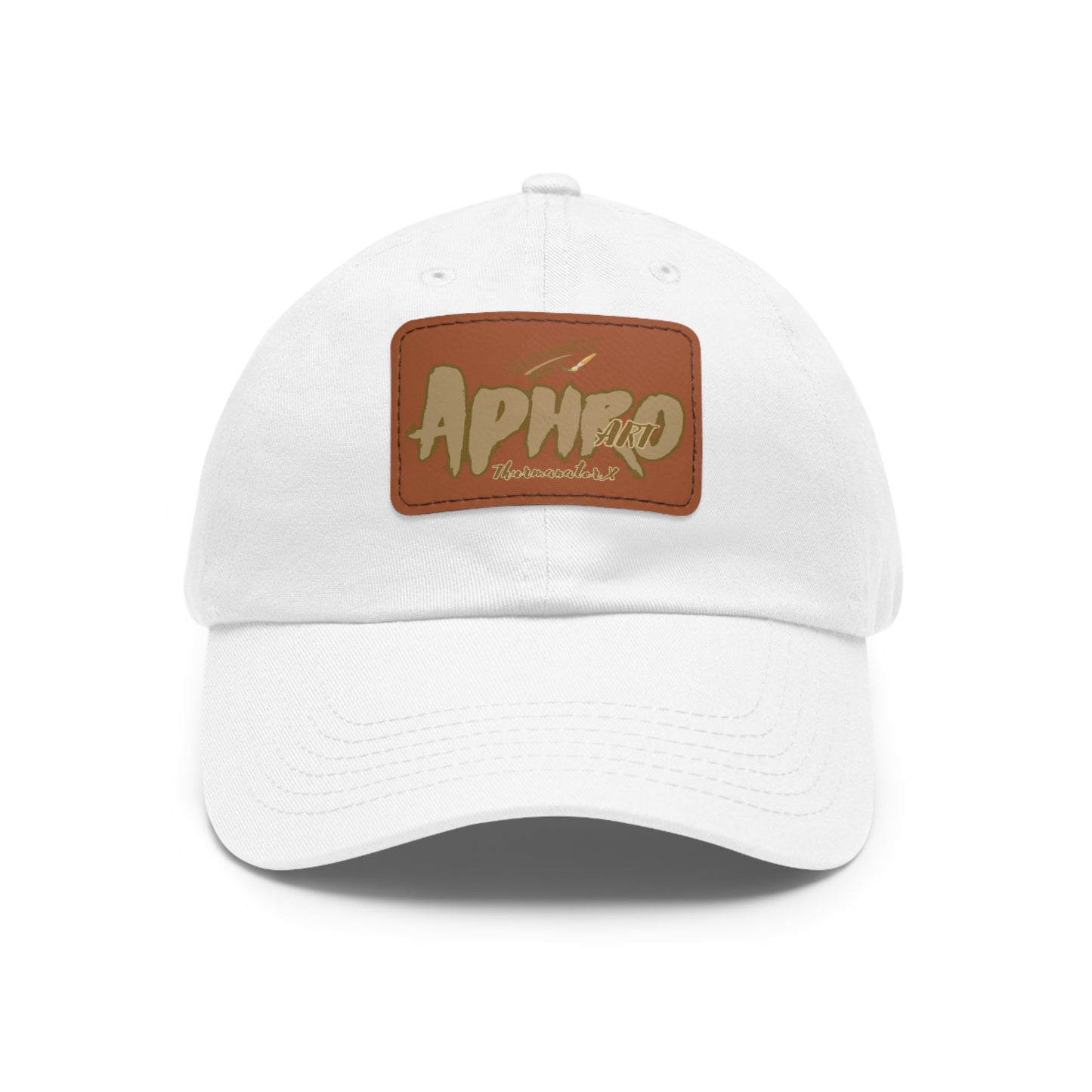 Dad Hat with Leather Patch (Rectangle) 803x508