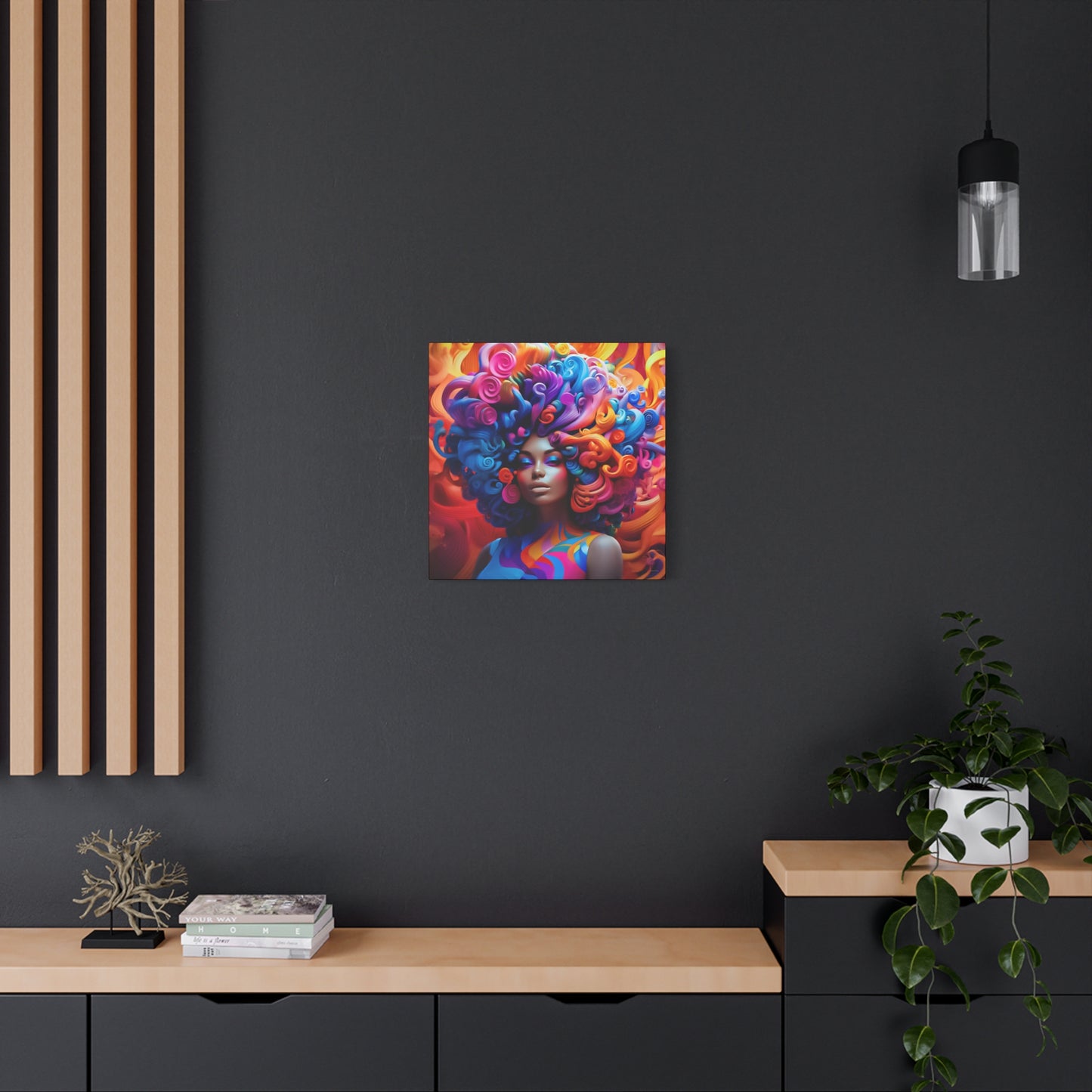 ThurmanatorX Art | Chaos in Full Bloom | Aphroeclectix | Matte Canvas Print