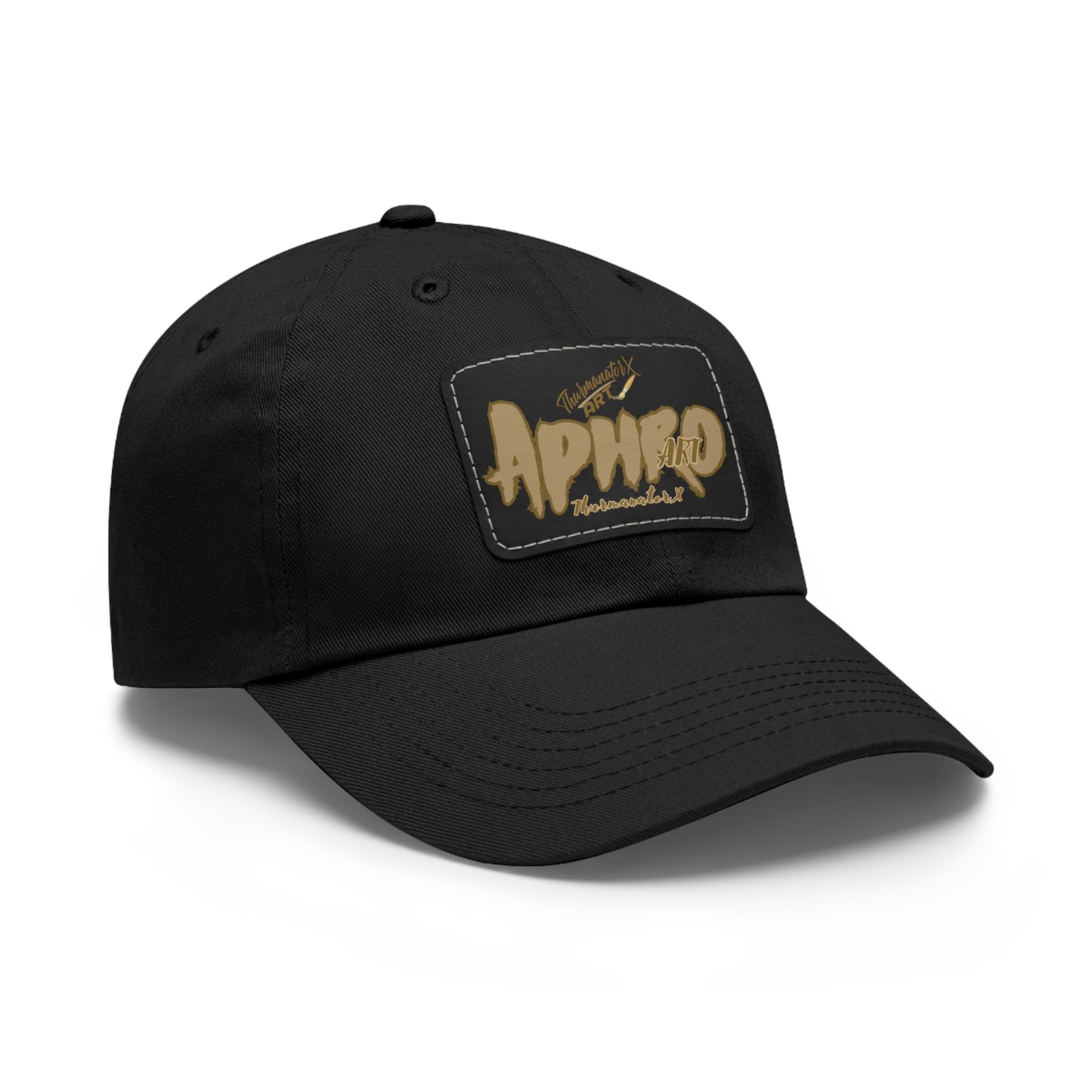 Dad Hat with Leather Patch (Rectangle) 803x508