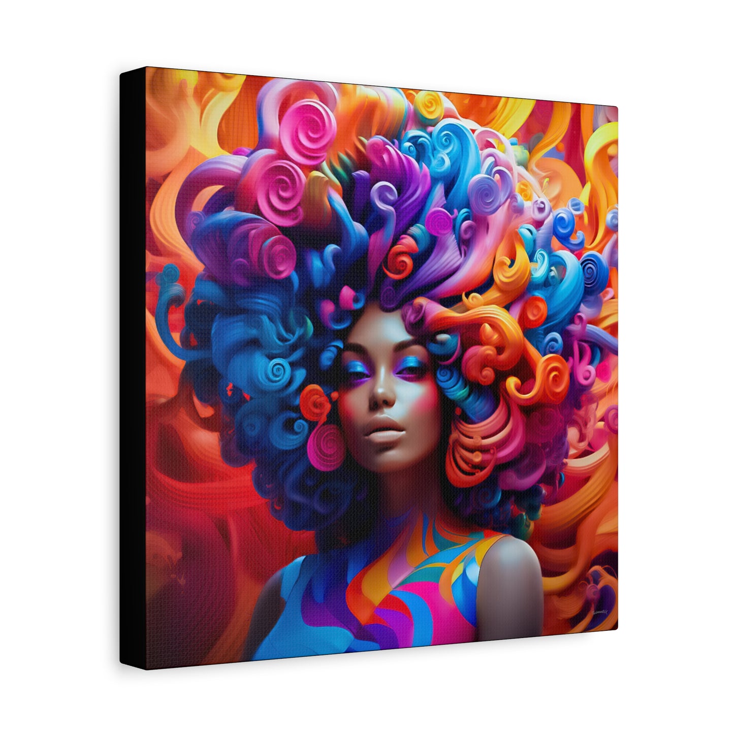 ThurmanatorX Art | Chaos in Full Bloom | Aphroeclectix | Matte Canvas Print