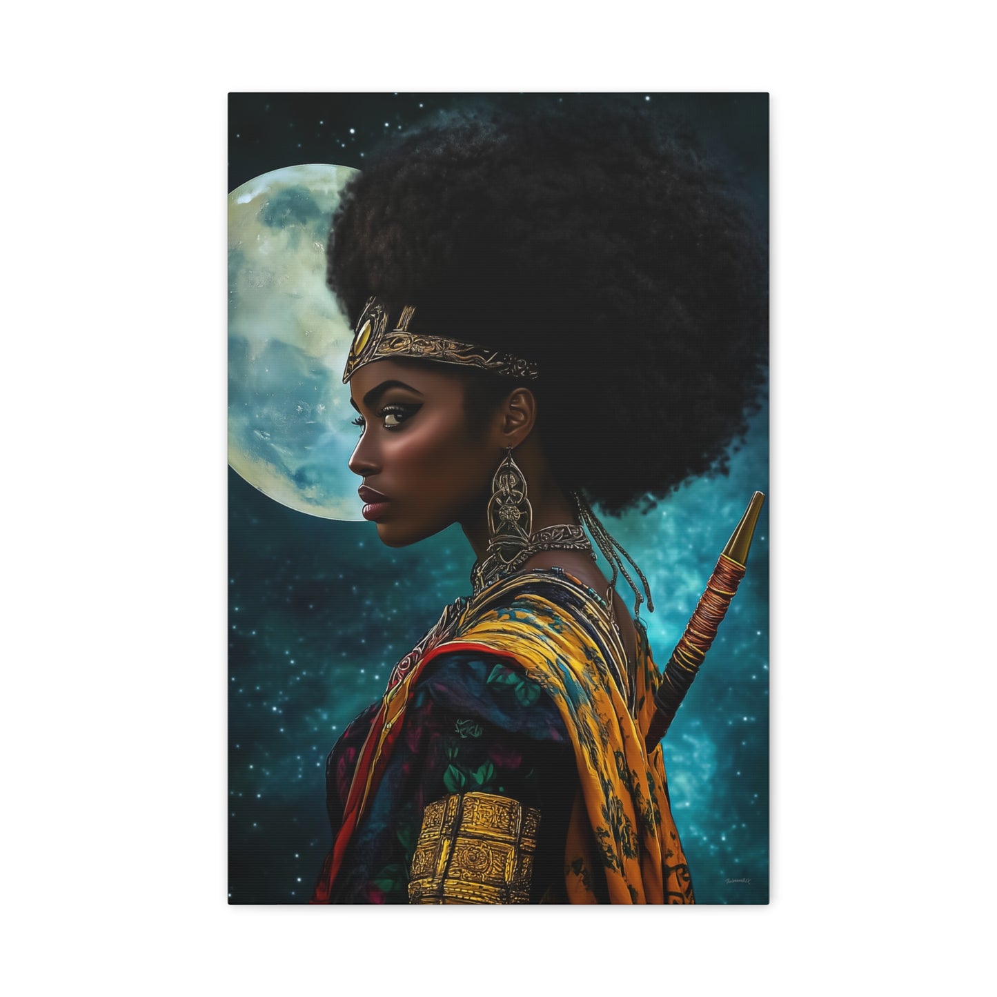 ThurmanatorX Art | Ciphered Soul | Aphrodisiart | Matte Canvas Print