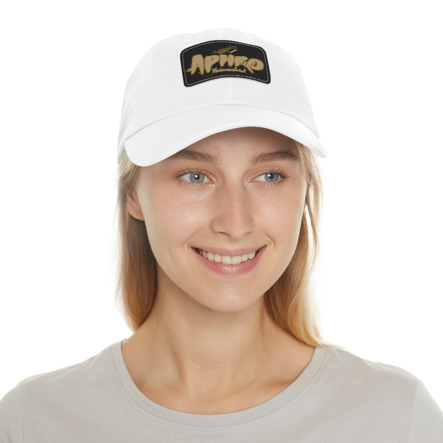 Dad Hat with Leather Patch (Rectangle) 803x508