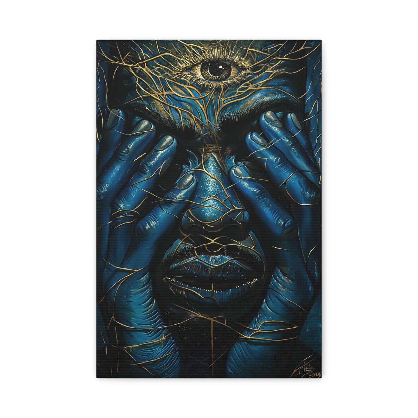 ThurmanatorX Art | Between the Veils | Aphrodisiart | Matte Canvas Print