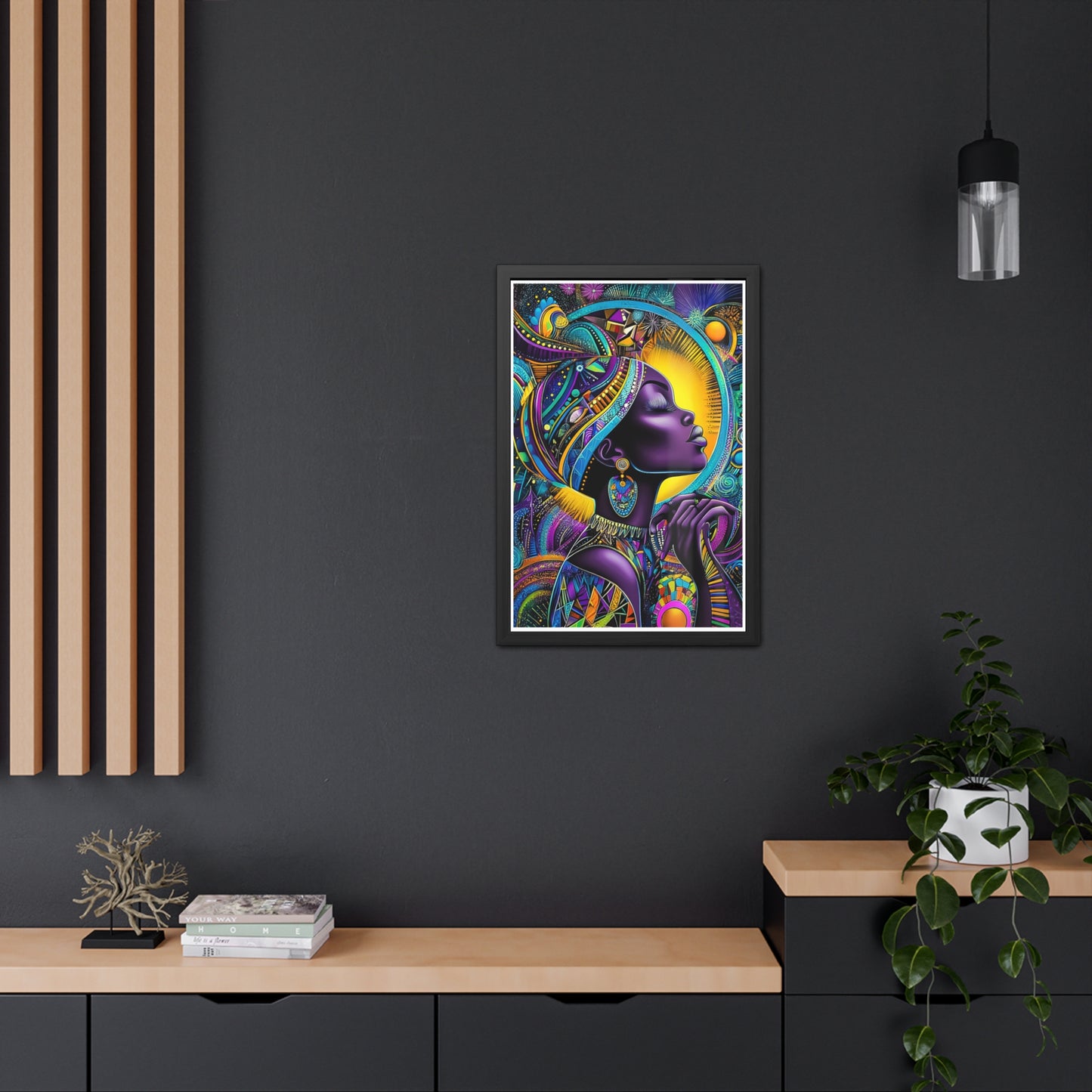 ThurmanatorX Art | Thoughts in Orbit | Aphrochrysalis | Framed Poster Print