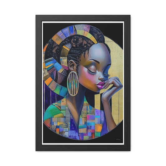 ThurmanatorX Art | Spirit Bloom | Aphrochrysalis | Framed Poster Print