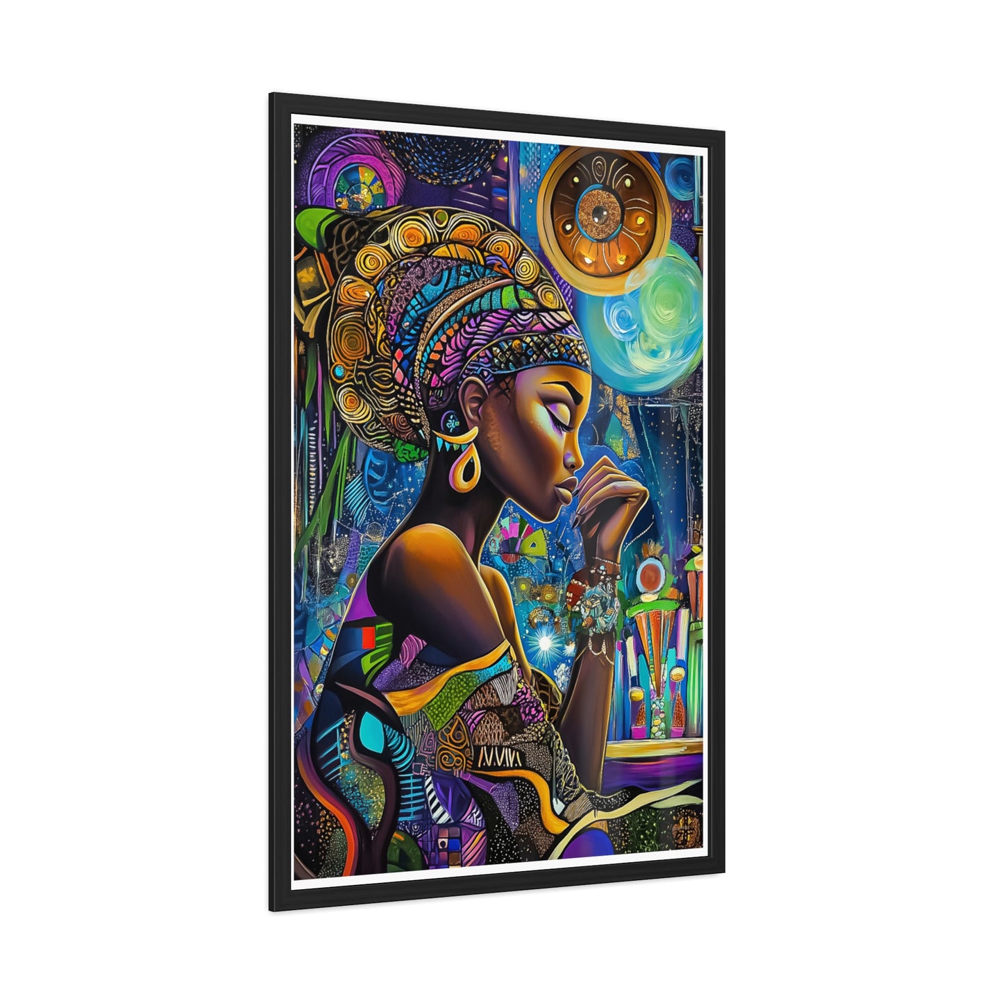 ThurmanatorX Art | Stardust Reunion | Aphrochrysalis | Framed Poster Print