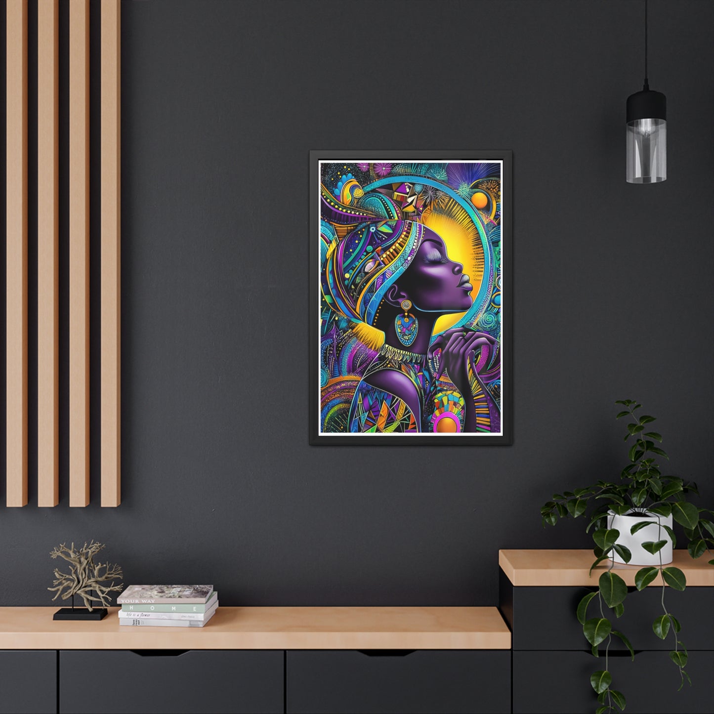 ThurmanatorX Art | Thoughts in Orbit | Aphrochrysalis | Framed Poster Print