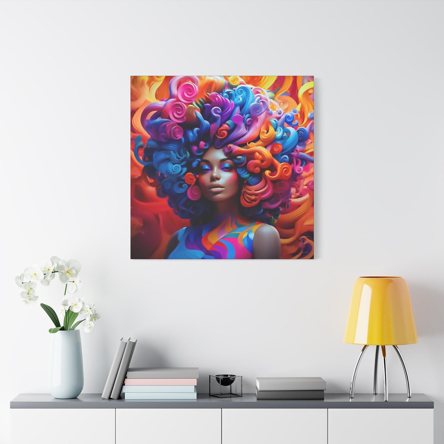 ThurmanatorX Art | Chaos in Full Bloom | Aphroeclectix | Matte Canvas Print