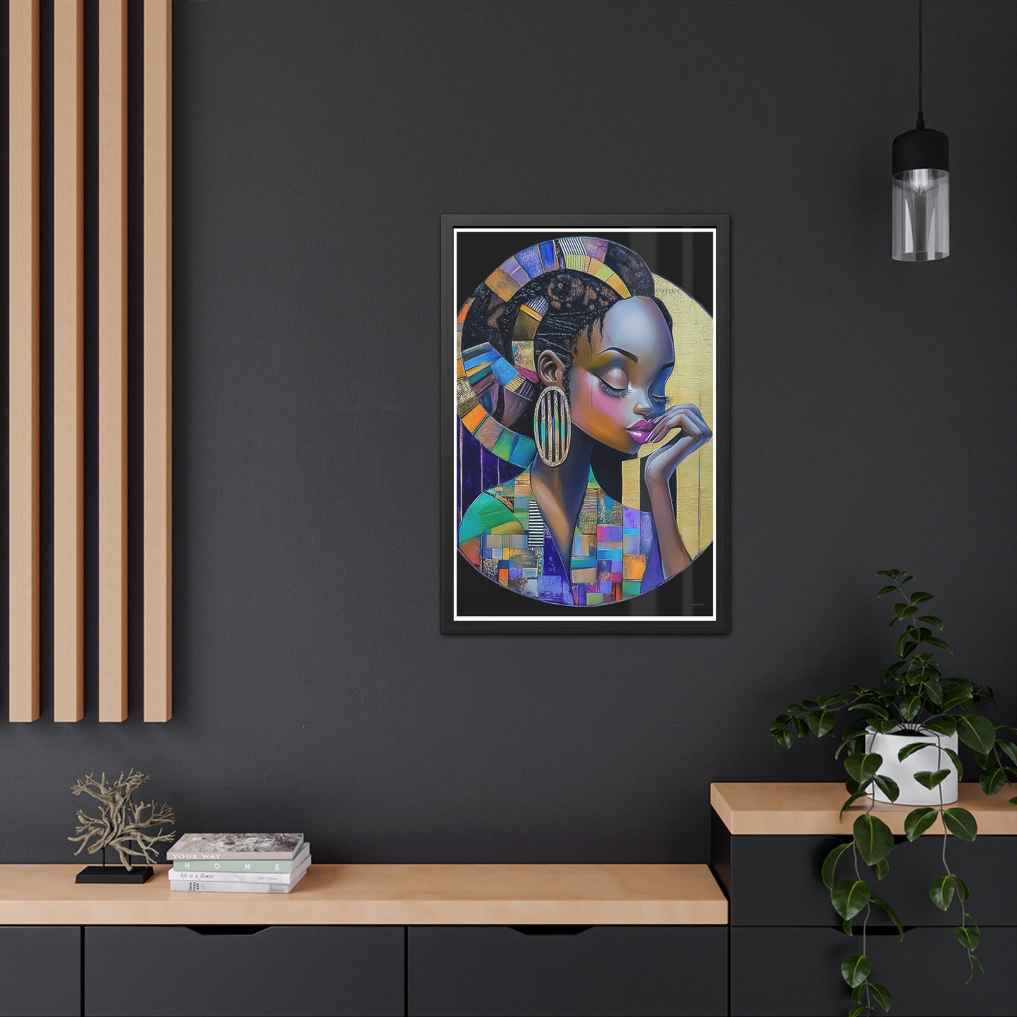 ThurmanatorX Art | Spirit Bloom | Aphrochrysalis | Framed Poster Print