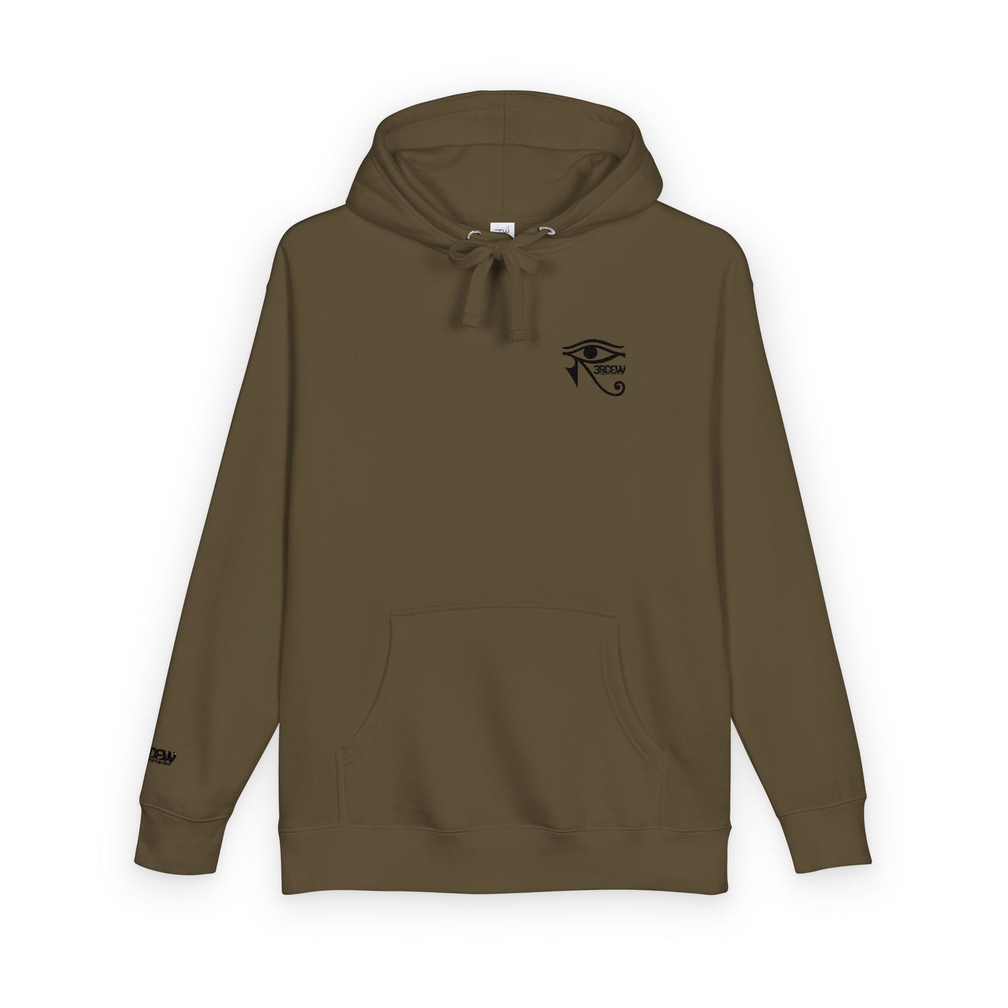 3RDEW² Vision Hoodie | Unisex Fleece | Third Eye Minimalist Design | Conscious Comfort for Every Day & Divine Moments
