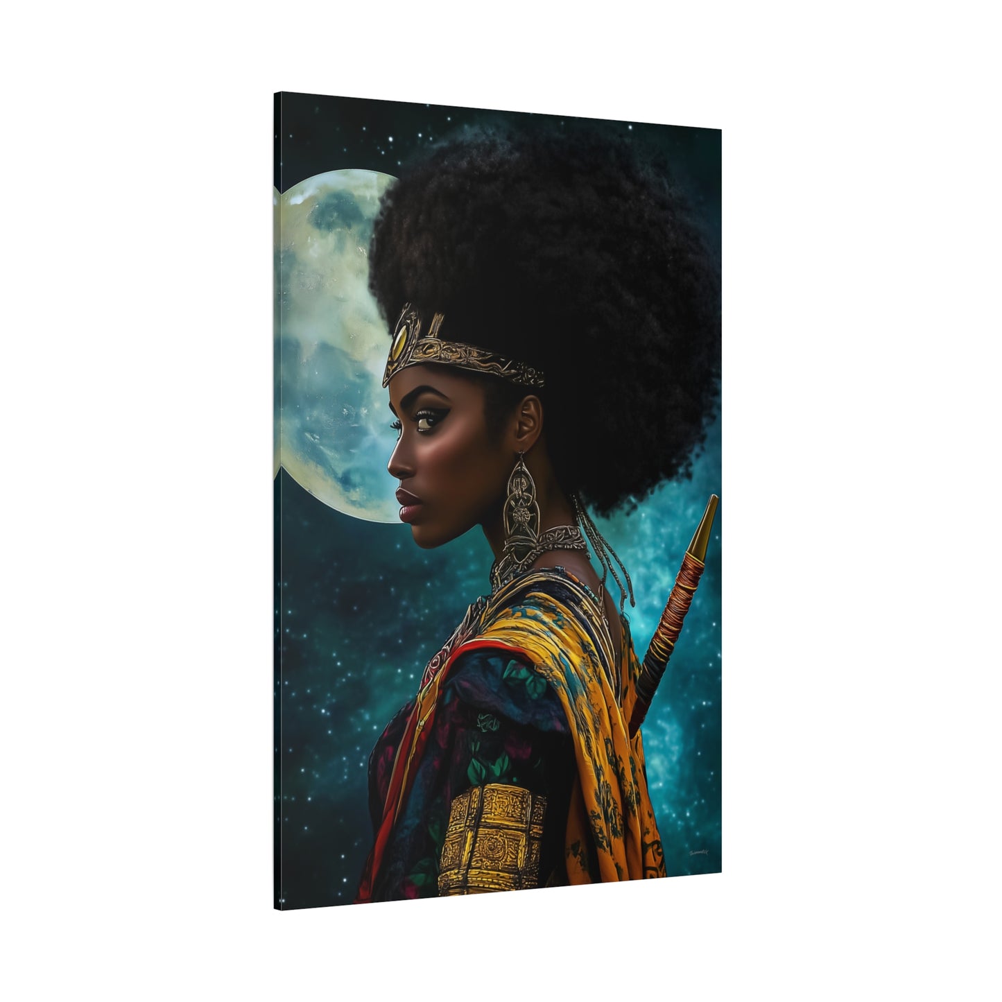 ThurmanatorX Art | Ciphered Soul | Aphrodisiart | Matte Canvas Print