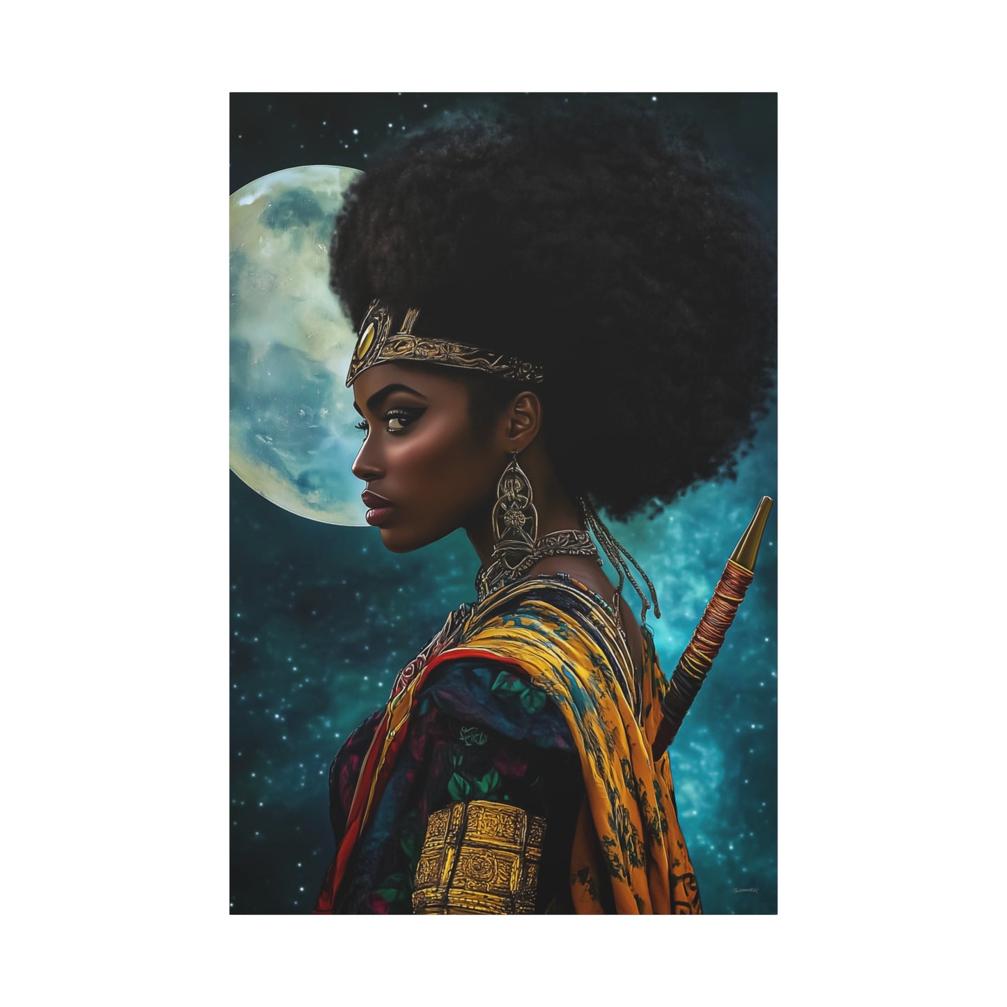 ThurmanatorX Art | Ciphered Soul | Aphrodisiart | Matte Canvas Print