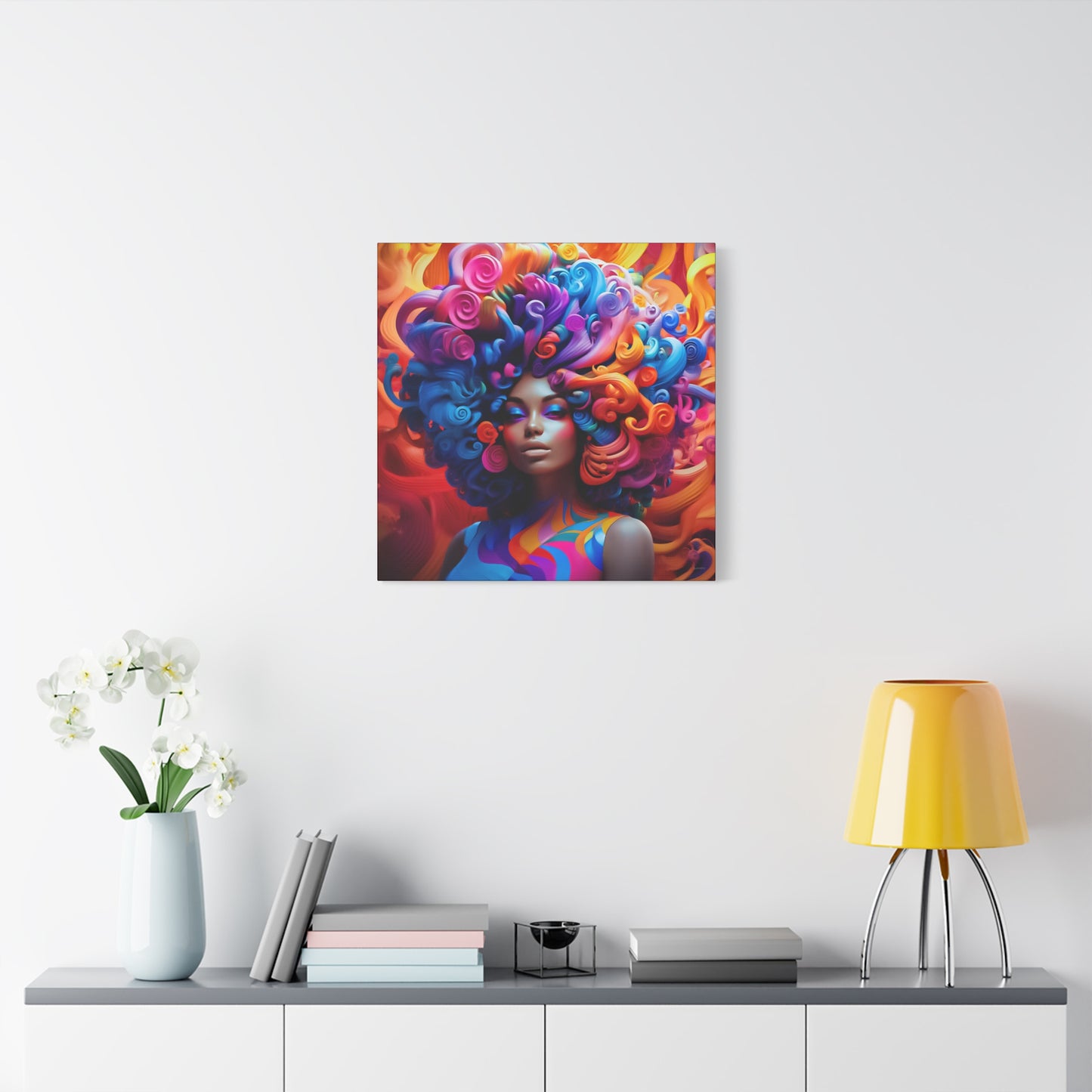 ThurmanatorX Art | Chaos in Full Bloom | Aphroeclectix | Matte Canvas Print